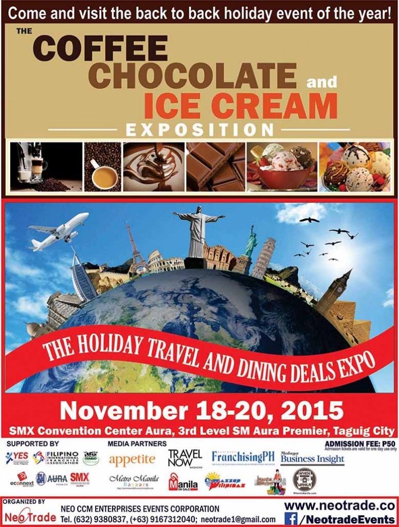 Coffee, Chocolate and Ice Cream Lovers and Connoisseurs have a Huge